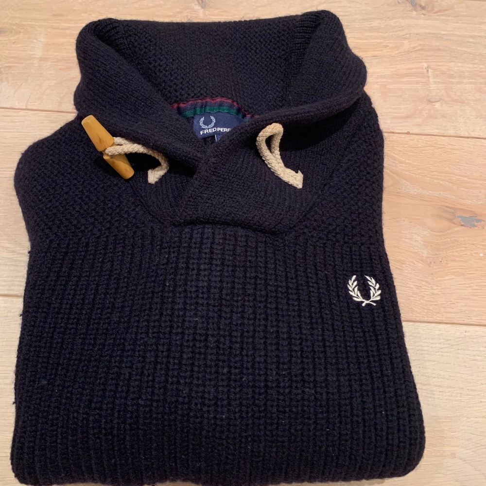 Fred Perry Black Men's Sweater